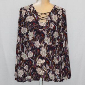 The Limited Floral Paisley Boho Blouse